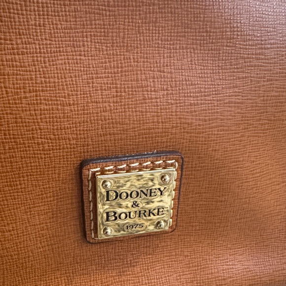 Dooney & Bourke Brown Leather Tote - Picture 2 of 7